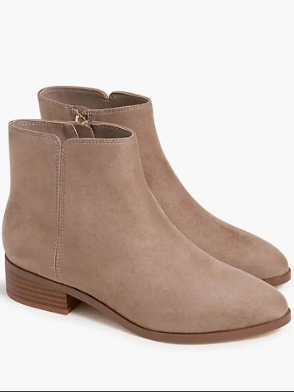 J. Crew Factory Sueded Ankle Boots